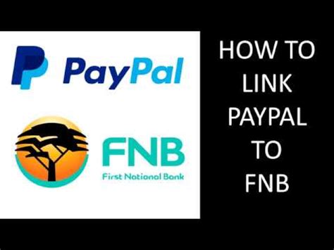 routing number fnb paypal|How To Link PayPal To FNB .
